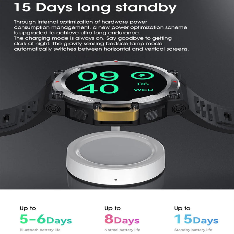 Smart watch 2023 new RUN2 men's watch outdoor travel watch long battery life gift watch GPS NPC